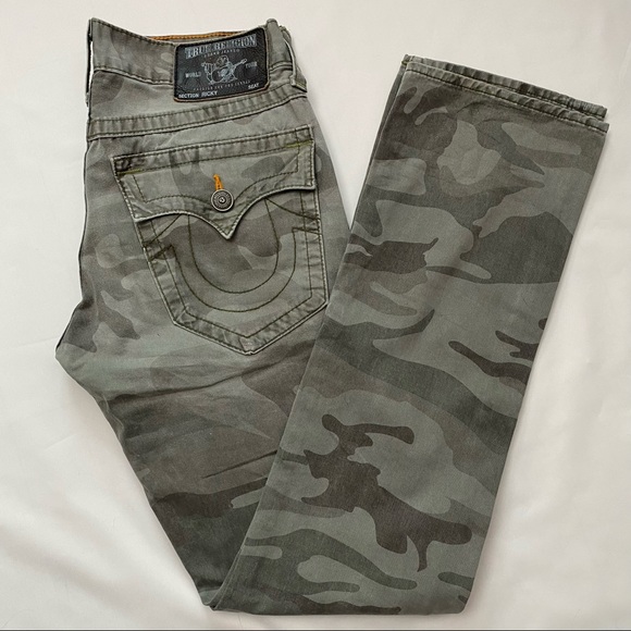 True Religion Camo Jeans Camouflage 